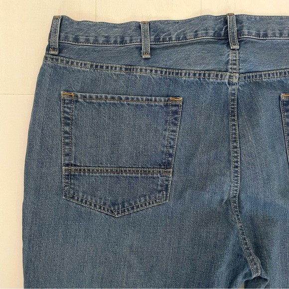 Nautica Relaxed Fit Blue Denim Jeans 100% Cotton Big & Tall, Menas sizes 42/32 - Picture 13 of 14